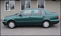 Green 1997 VW Jetta GL