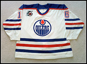 Game Worn Edmonton Oilers Jersey