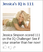 Jessica Simpson IQ Challenge
