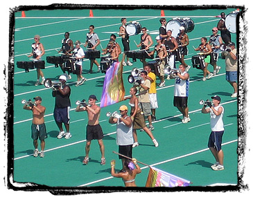 Drum Corps rehearsal