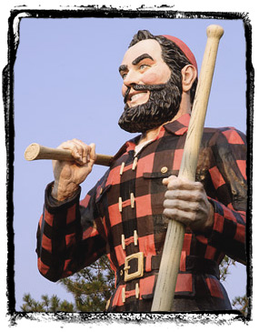 Paul Bunyan wasn't french.