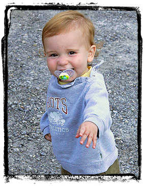 Duncan on a hike.