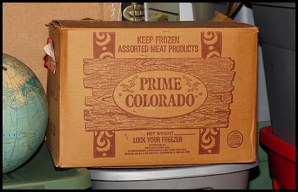 Why the box says Prime Colorado is a mystery...